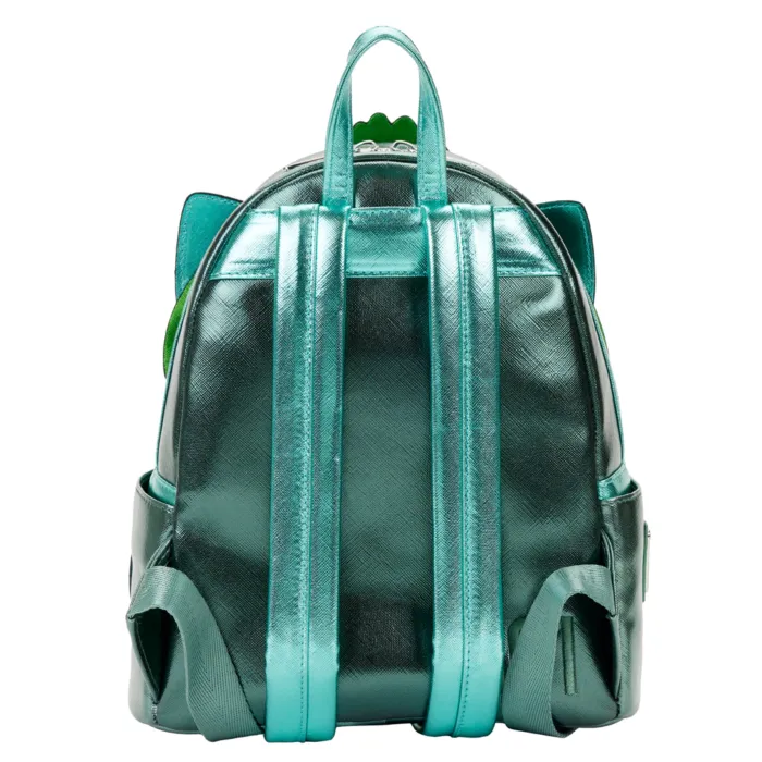 10" Pokemon - Metallic Bulbasaur Faux Leather Mini Backpack Bag Loungefly