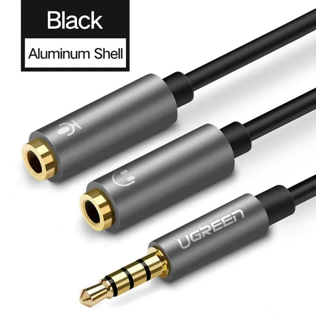 3.5mm Audio Splitter Cable for Computer