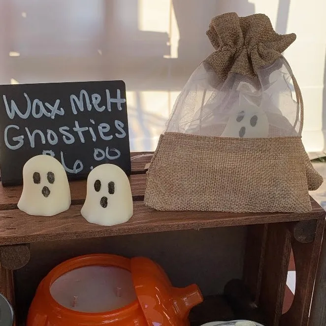 4 pc Ghostie Shaped Soy Wax Melts