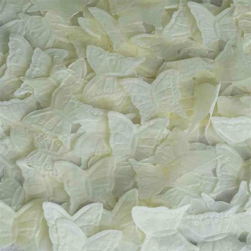 500 Pack Silk Butterfly Rose Petals - Ivory