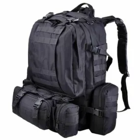 55L Molle Outdoor Military Tactical Bag Camping Hiking Trekking Backpack