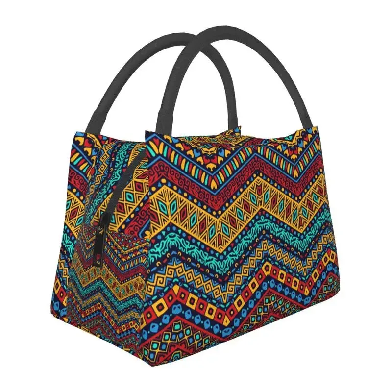 AfroFashion African Pattern Design Cooler Thermal Picnic bag