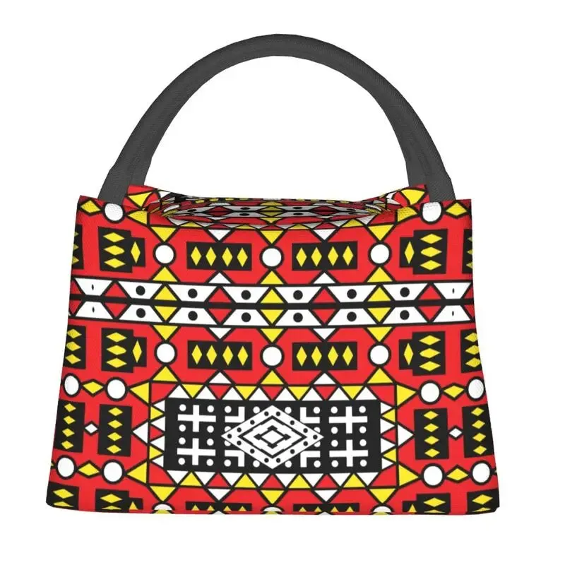 AfroFashion African Pattern Design Cooler Thermal Picnic bag