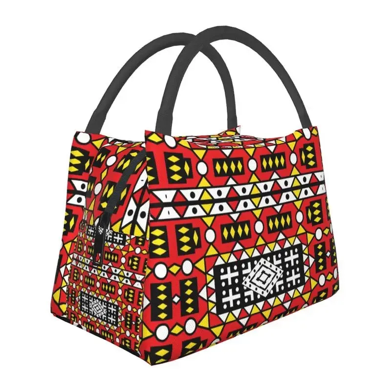 AfroFashion African Pattern Design Cooler Thermal Picnic bag