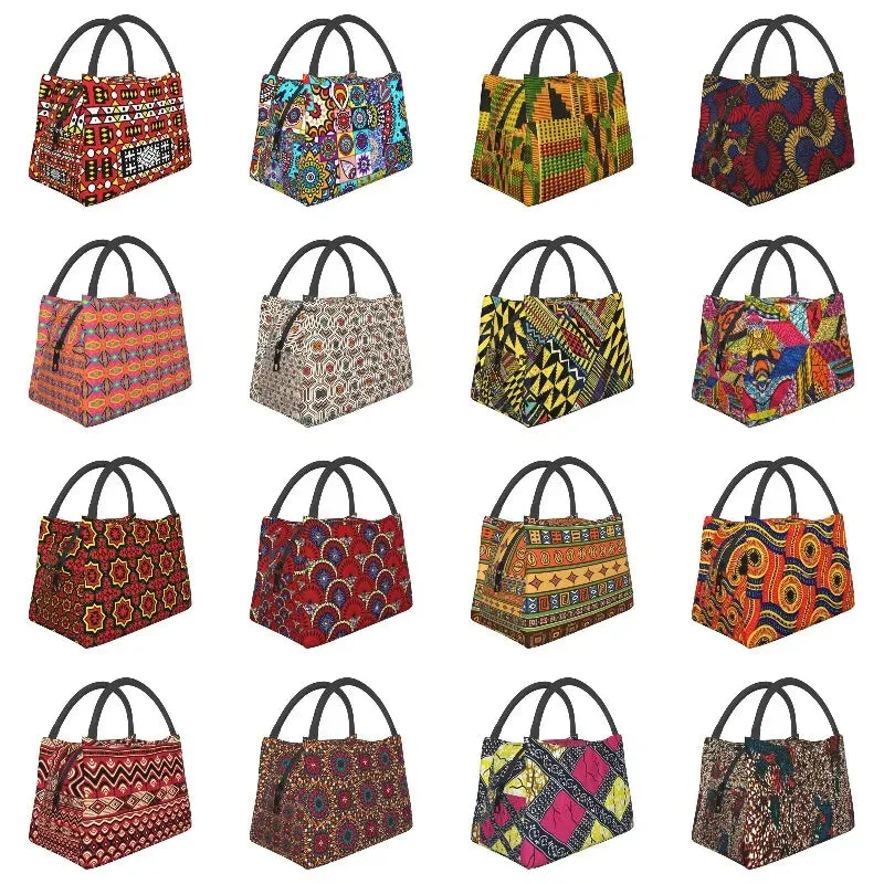 AfroFashion African Pattern Design Cooler Thermal Picnic bag