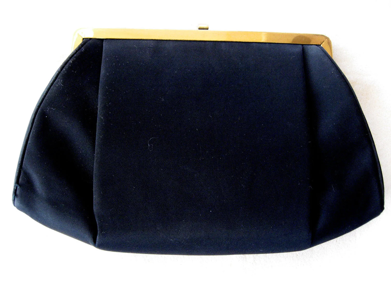 After Five Black Handbag with Mother-of-Pearl Trim