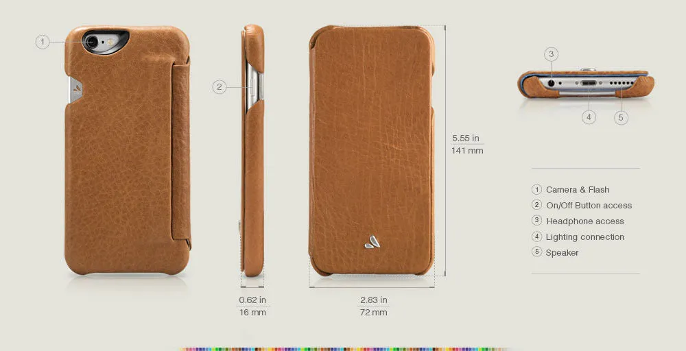 Agenda Ivo - Slim & Smart iPhone 6/6s Leather Case