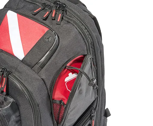 Akona Commuter Backpack Black/Red