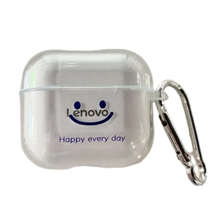 Anymob Earphone Case Happy Every Day For Lenovo HT38 TWS Headphone Case Protective Charging Box