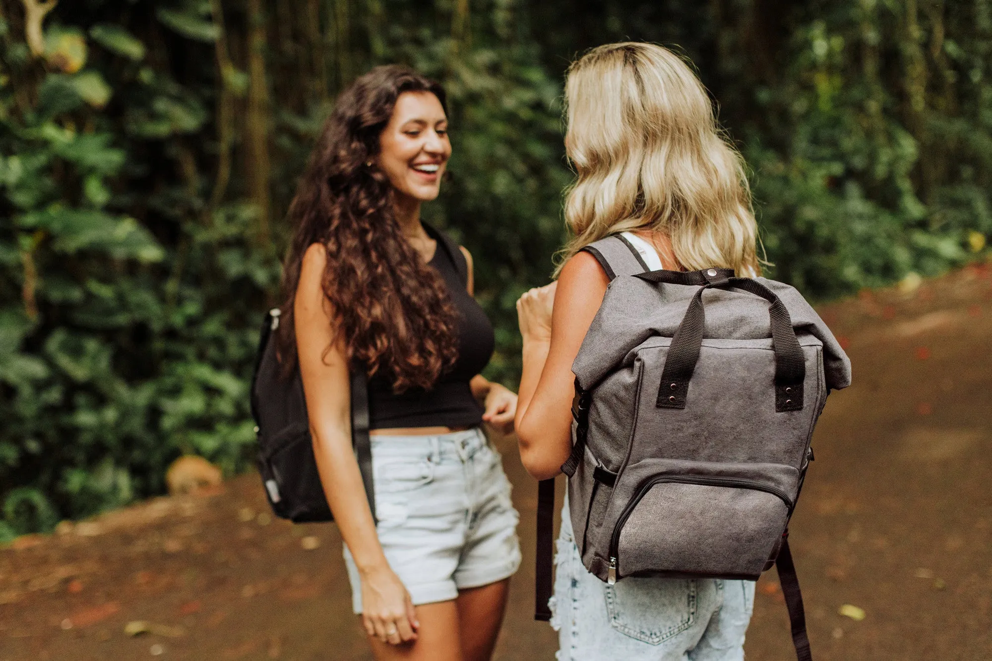 App State Mountaineers - On The Go Roll-Top Backpack Cooler