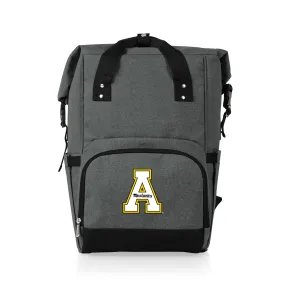 App State Mountaineers - On The Go Roll-Top Backpack Cooler