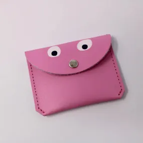 Ark Colour Design Hot Pink Googly Eye Mini Money Coin Purse