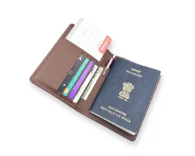 Ashoka Elite Passport Wallet - Tan