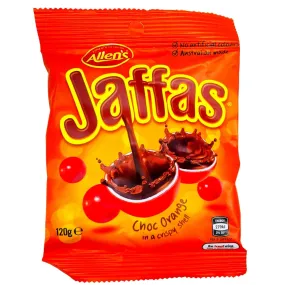 Australia Allen's Chocolate Orange Jaffas - 120g (Aus)