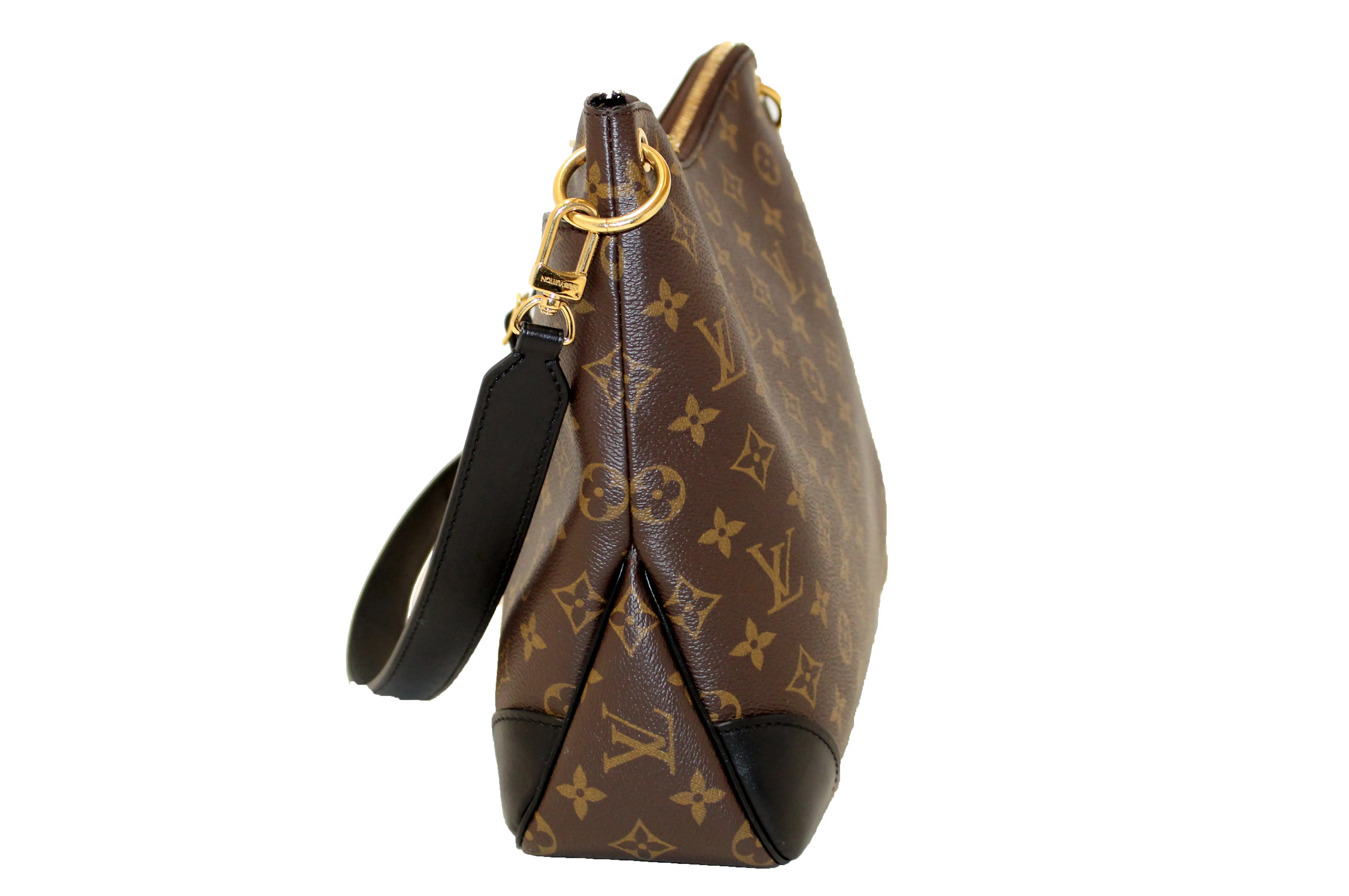 Authentic Louis Vuitton Classic Monogram Odeon MM Messenger Bag