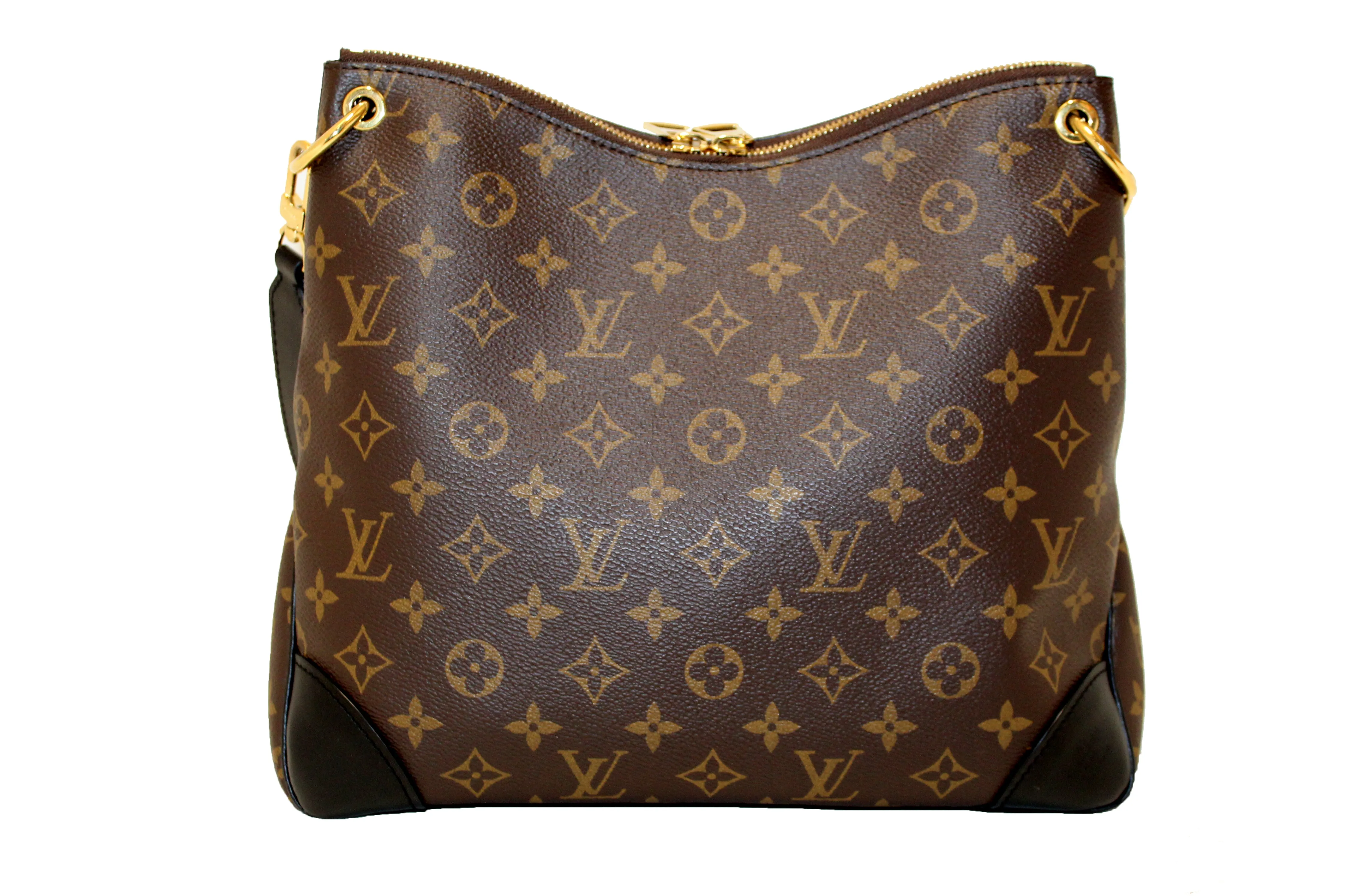 Authentic Louis Vuitton Classic Monogram Odeon MM Messenger Bag