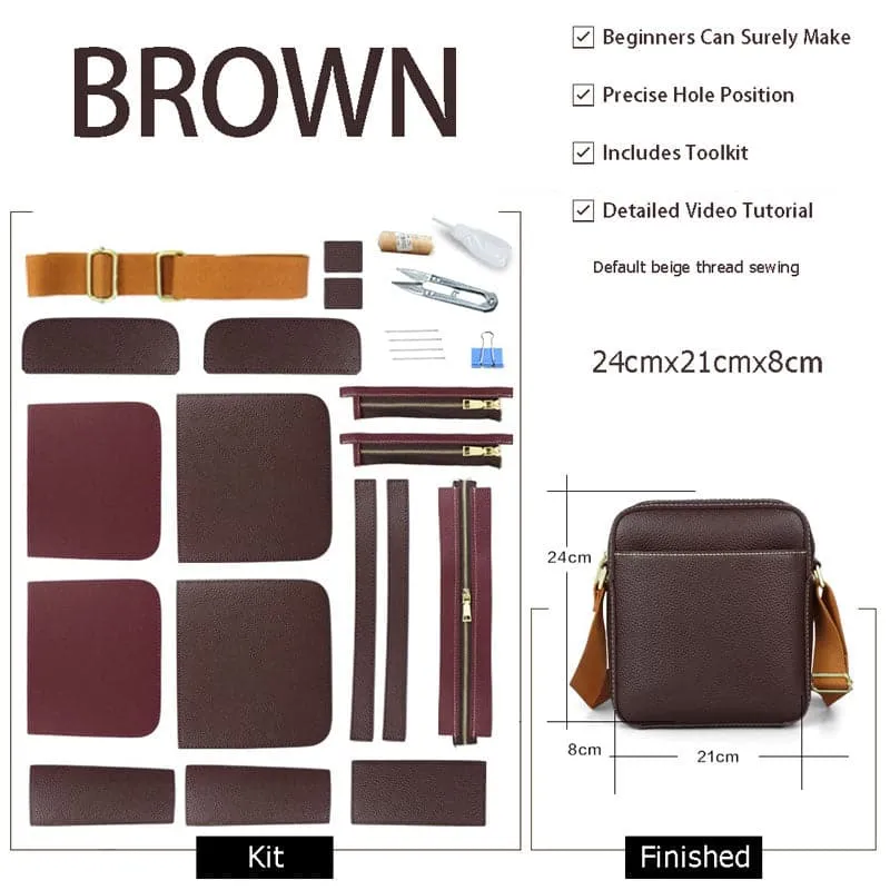 BABYLON™ Mens Messenger Shoulder Bag DIY Gift Kit