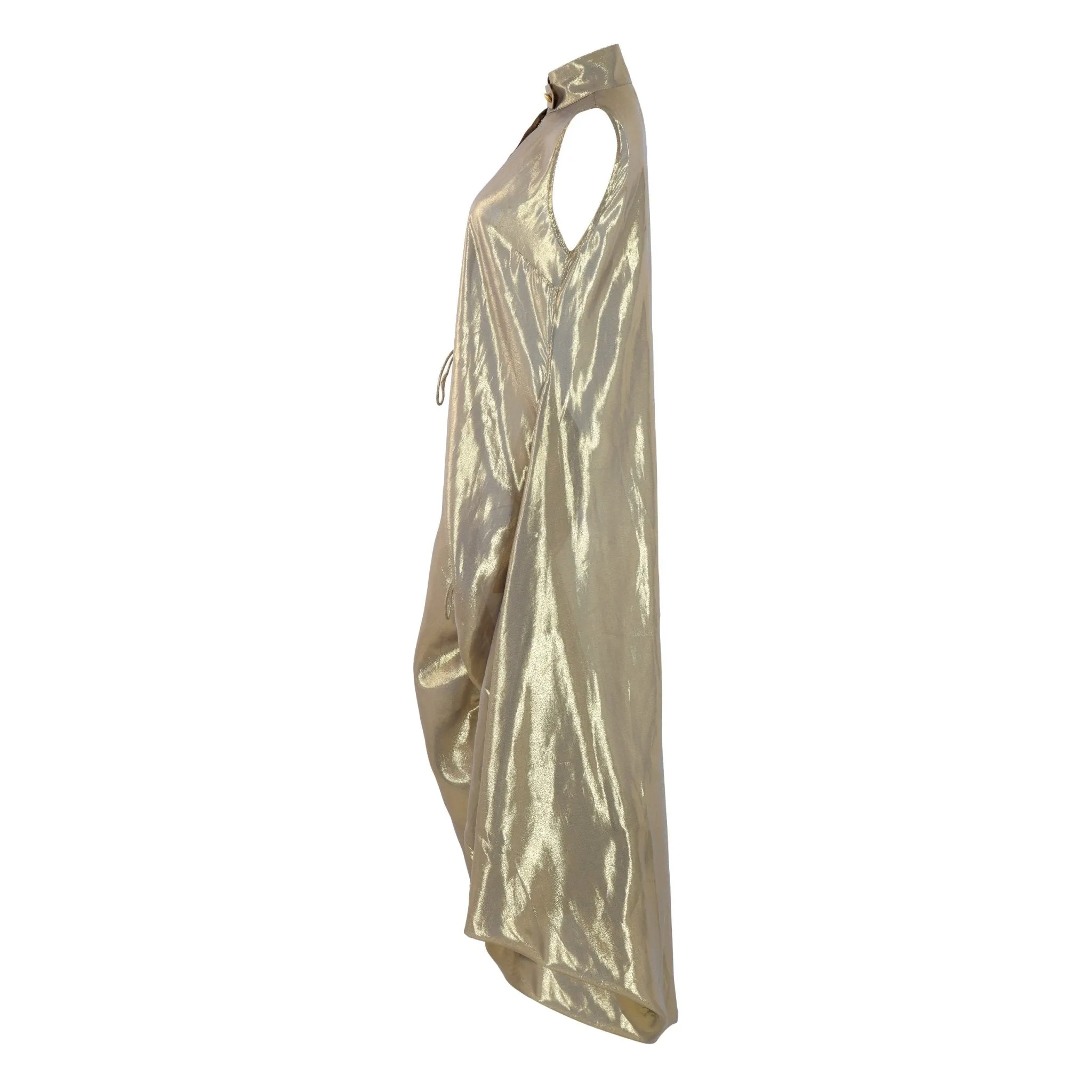Balloon Dress in Gold