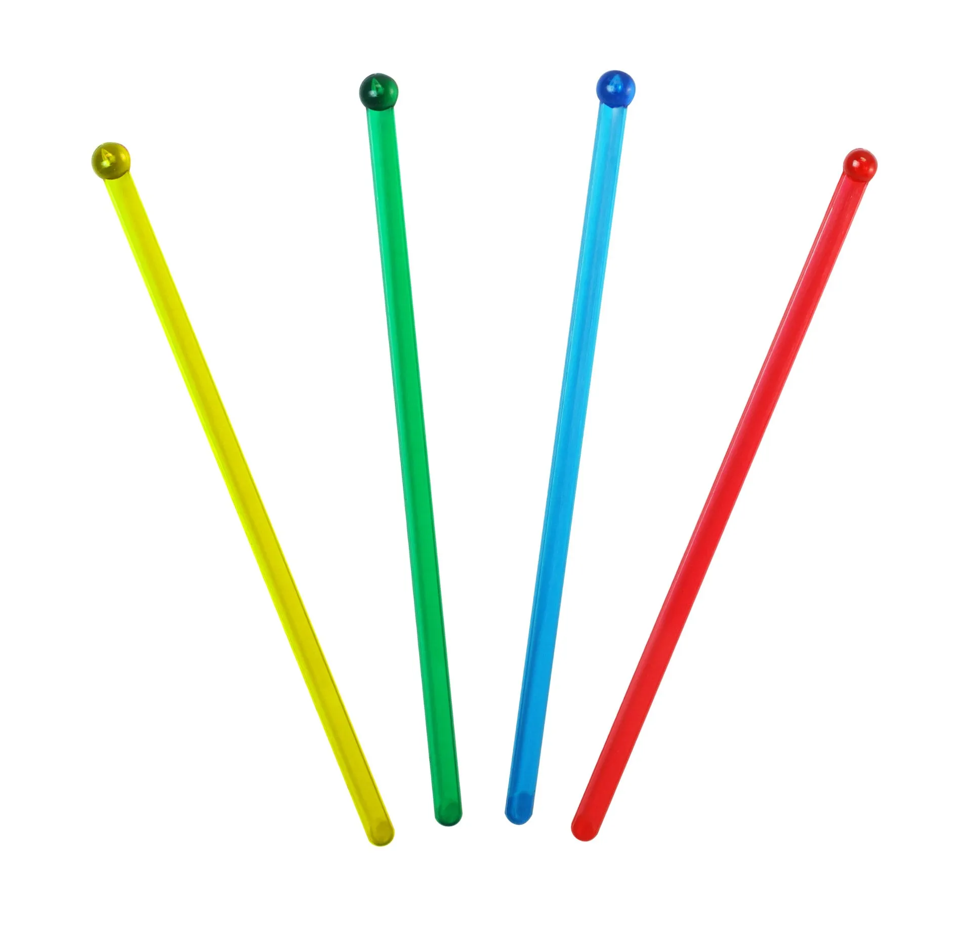 BarConic® Ball Head Stirrers - 6" - Color Options - Pack of 500