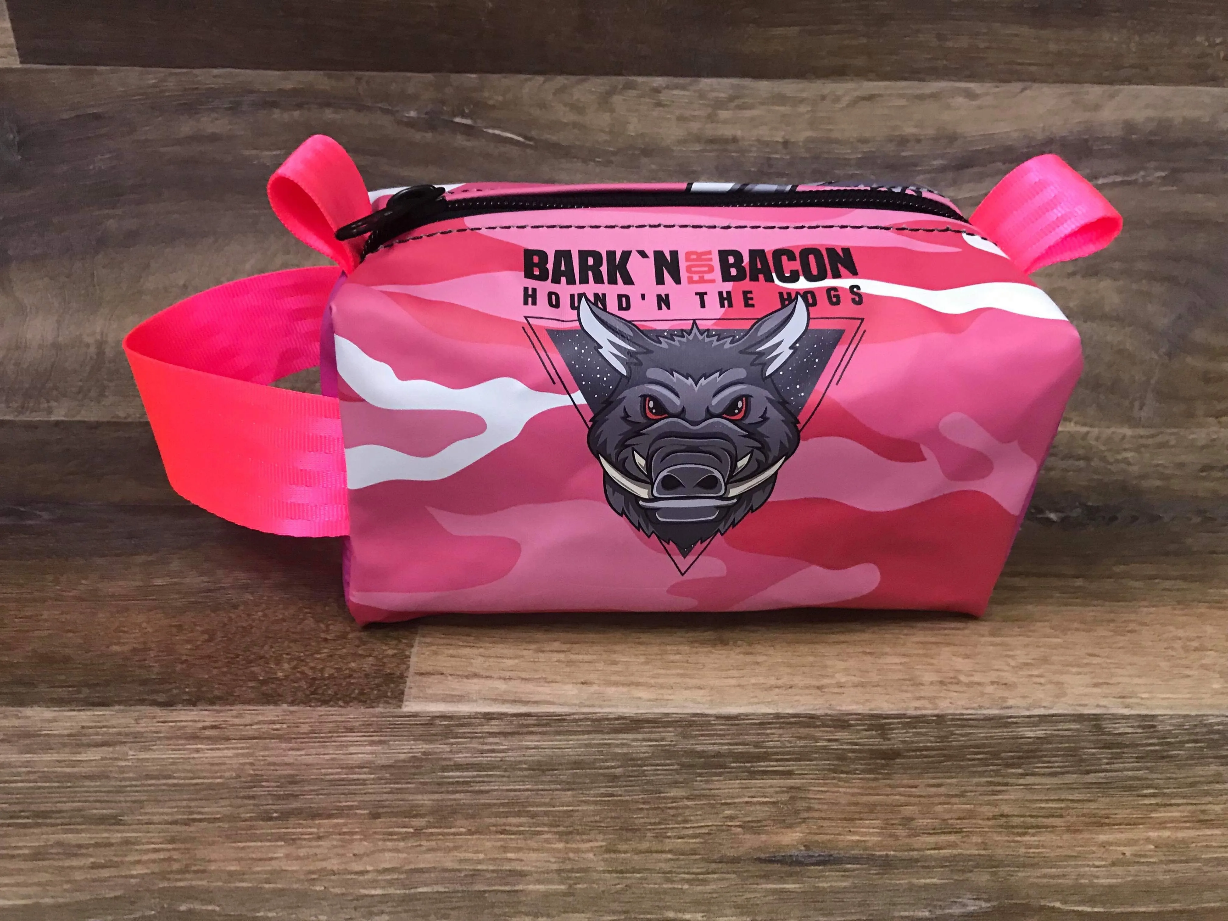 Bark'n For Bacon Camo Toiletry Bag