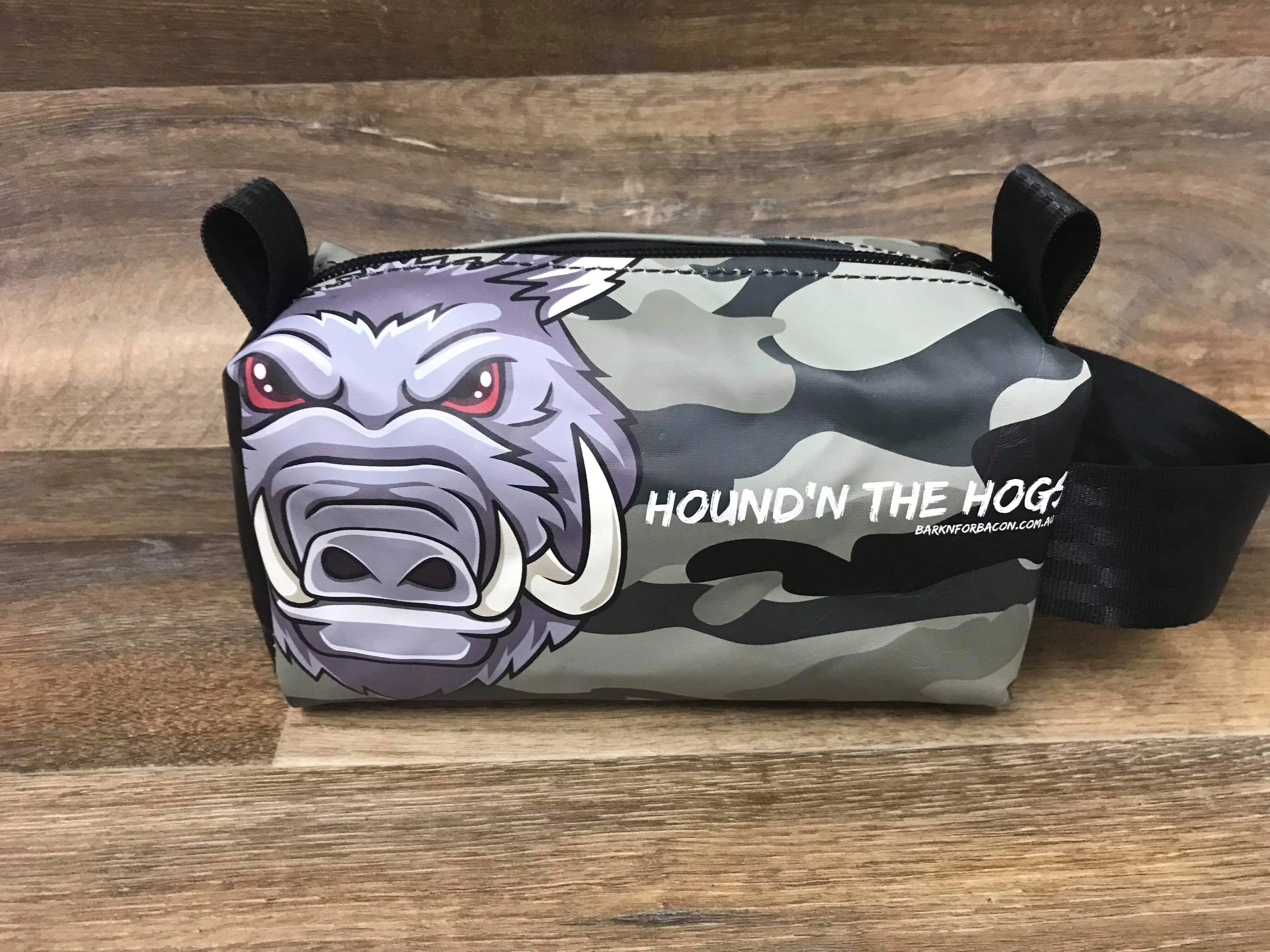 Bark'n For Bacon Camo Toiletry Bag