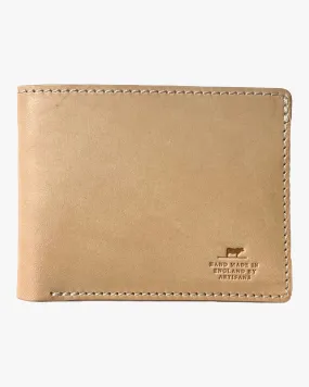 Barnes and Moore Longshore Folding Leather Wallet - Natural