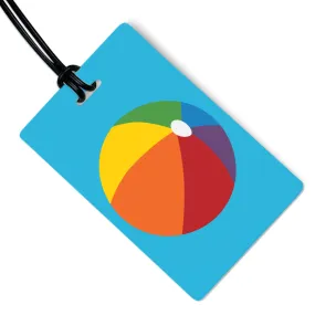 Beach Ball Luggage Tag