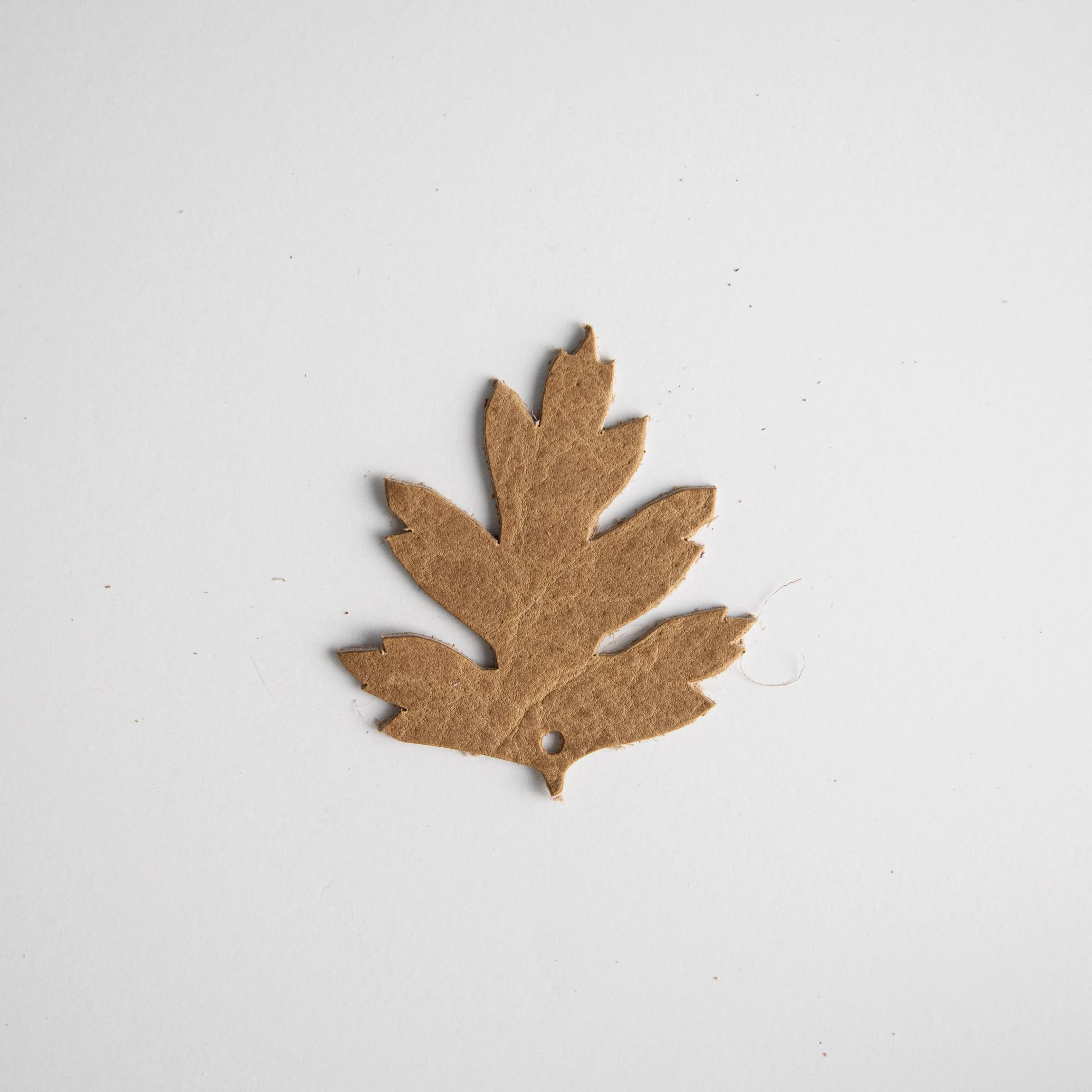 Beige Leaf Charms