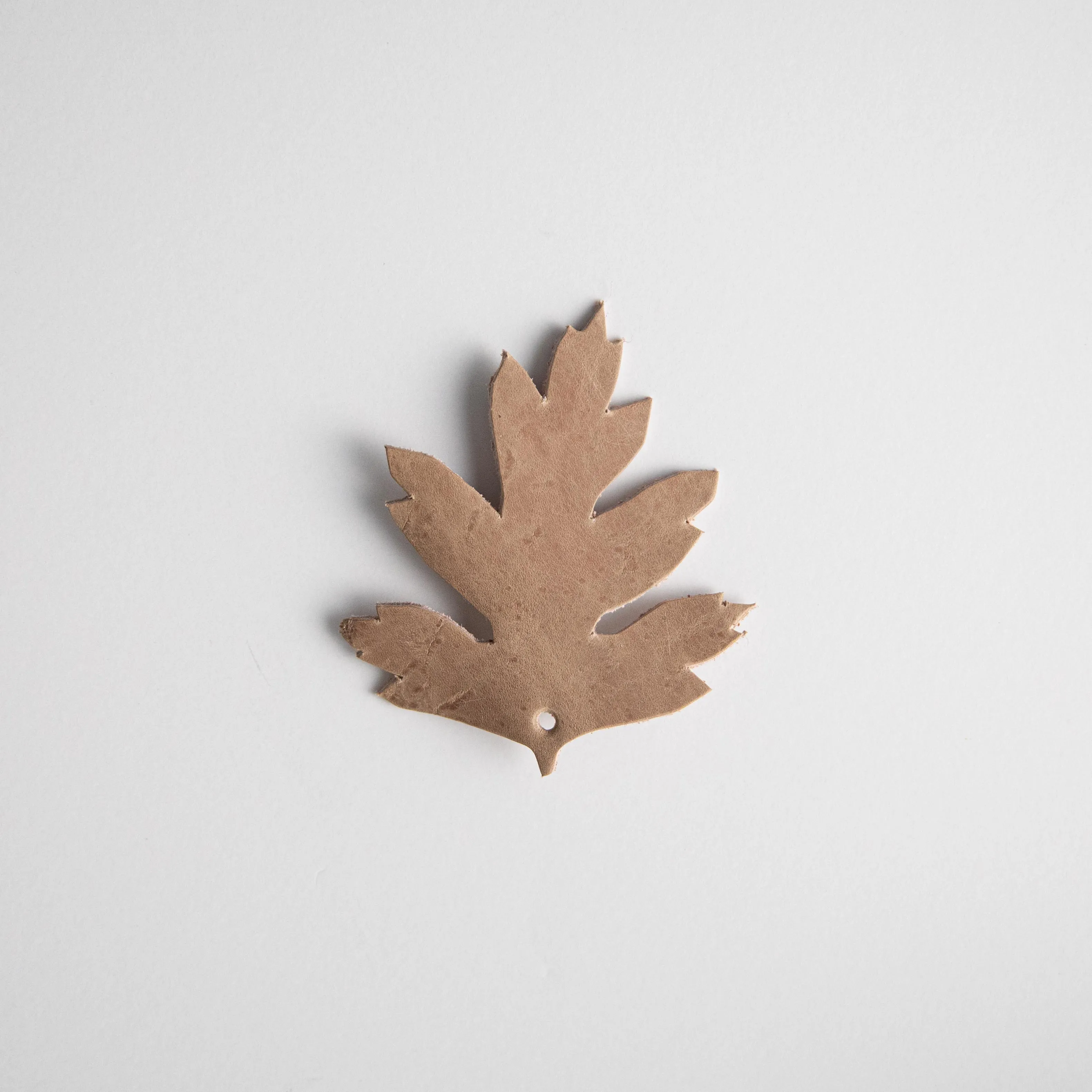 Beige Leaf Charms