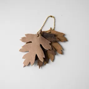 Beige Leaf Charms