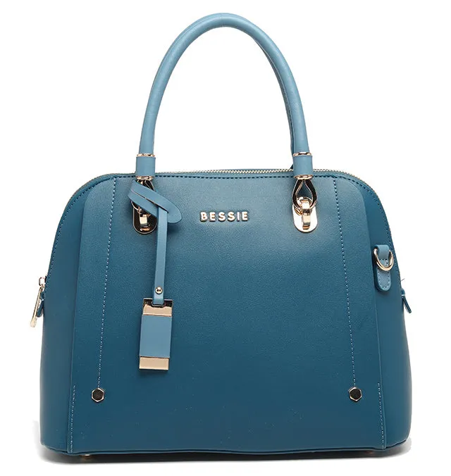 Blue Shell Shape Tote Bag - Bessie London