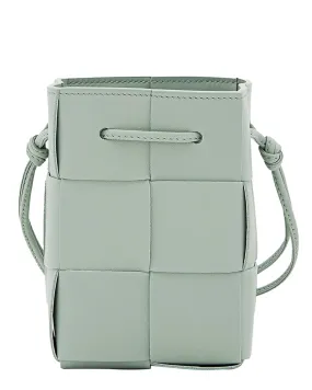 Bottega Veneta Cassette Intrecciato Leather Bucket Bag