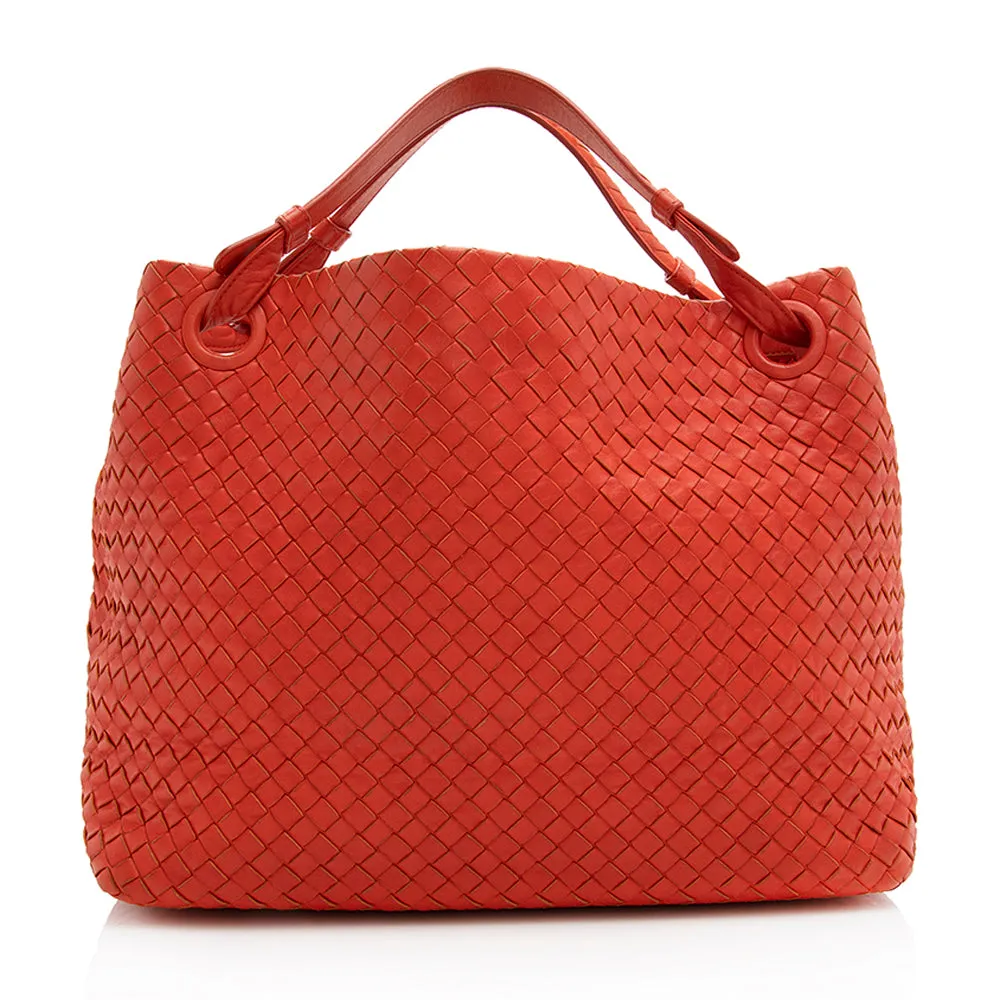 Bottega Veneta Intrecciato Nappa Garda Tote (SHF-20095)