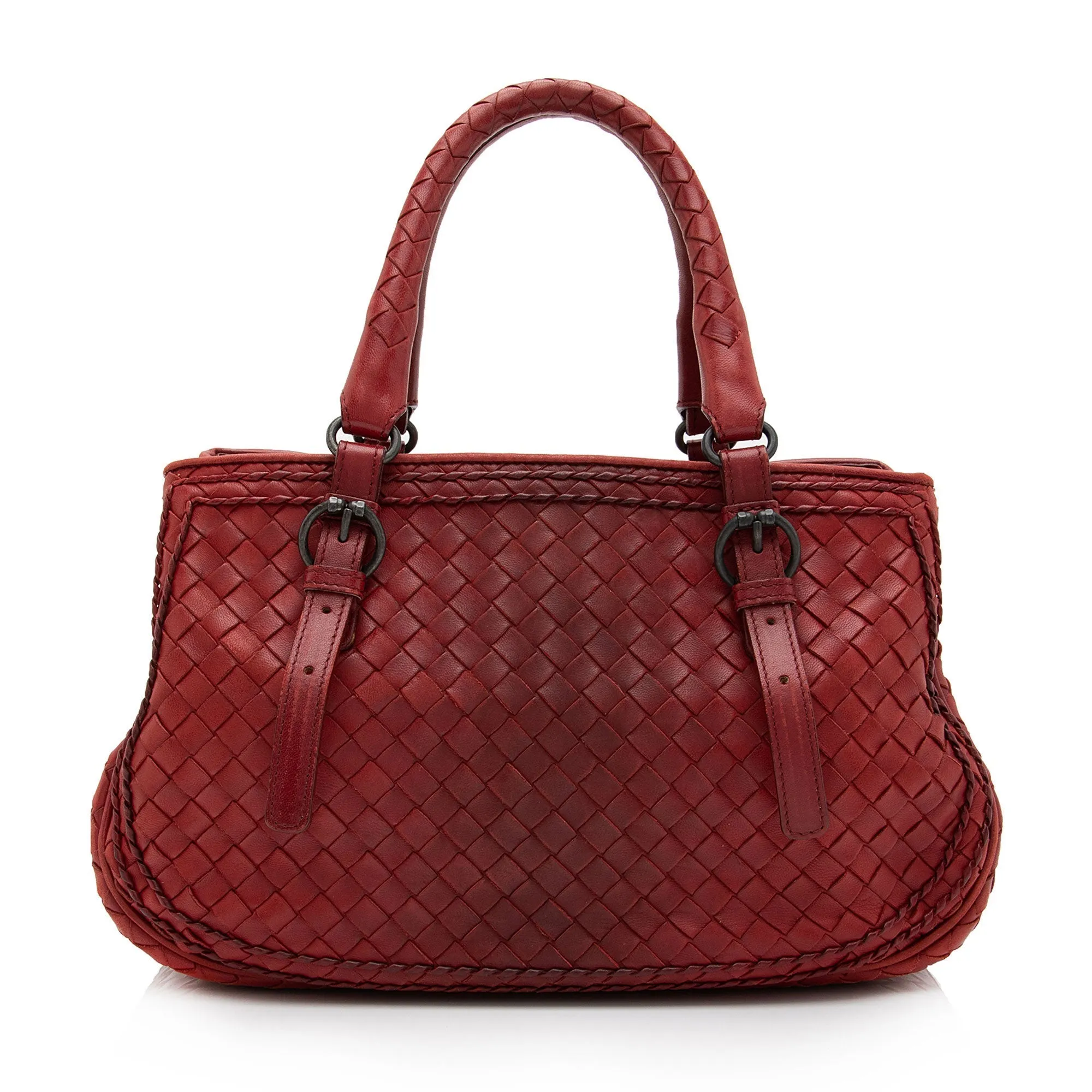 Bottega Veneta Intrecciato Nappa Montaigne Satchel (SHF-CMvIGO)