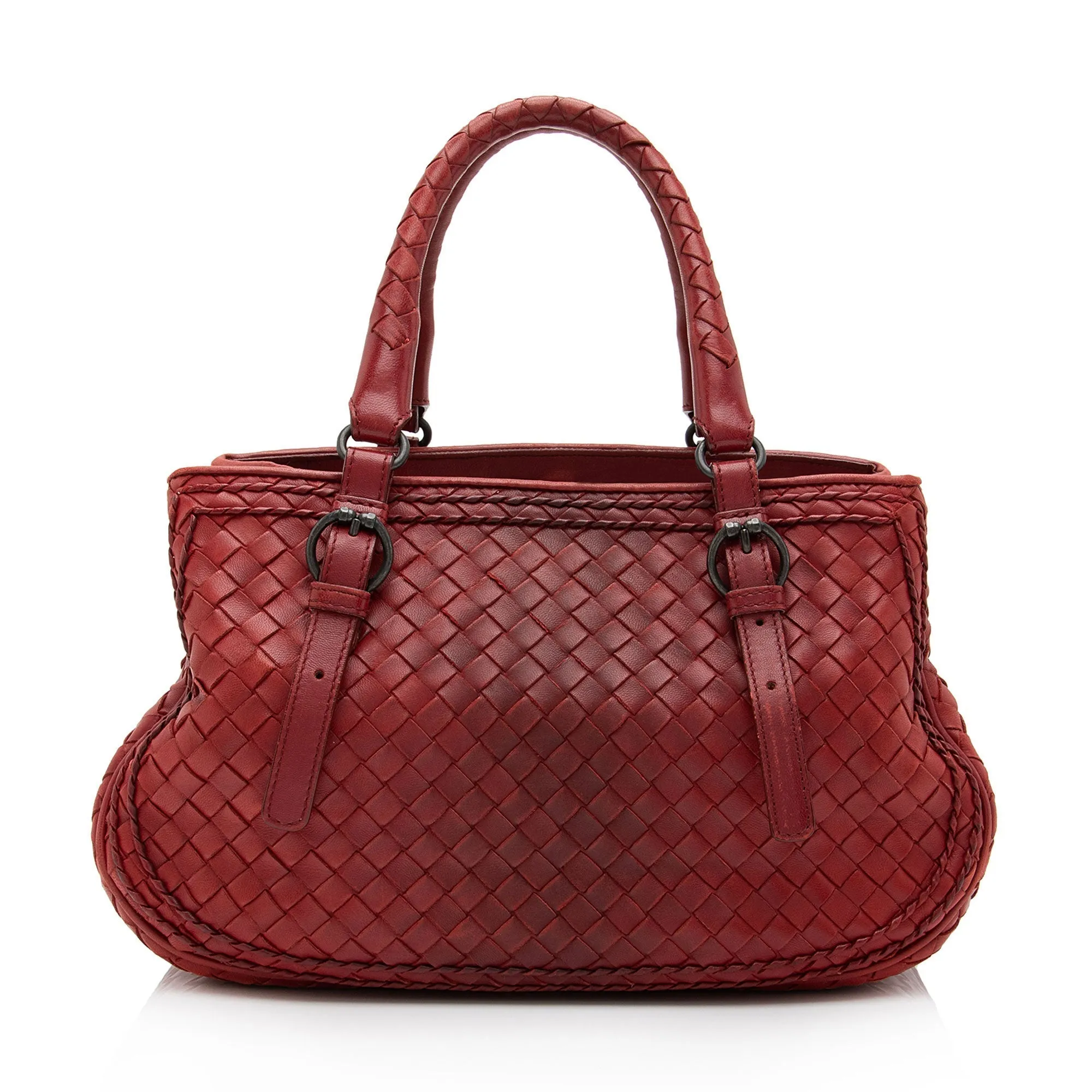 Bottega Veneta Intrecciato Nappa Montaigne Satchel (SHF-CMvIGO)