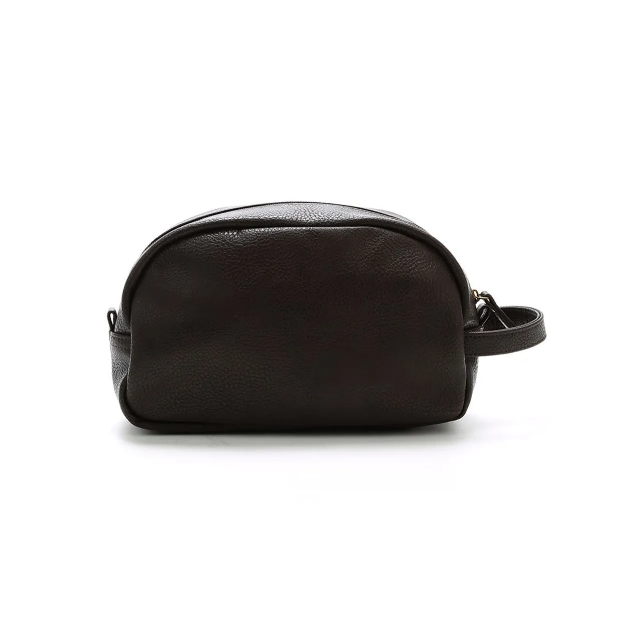 Brown Braden Vegan Leather Dopp Kit