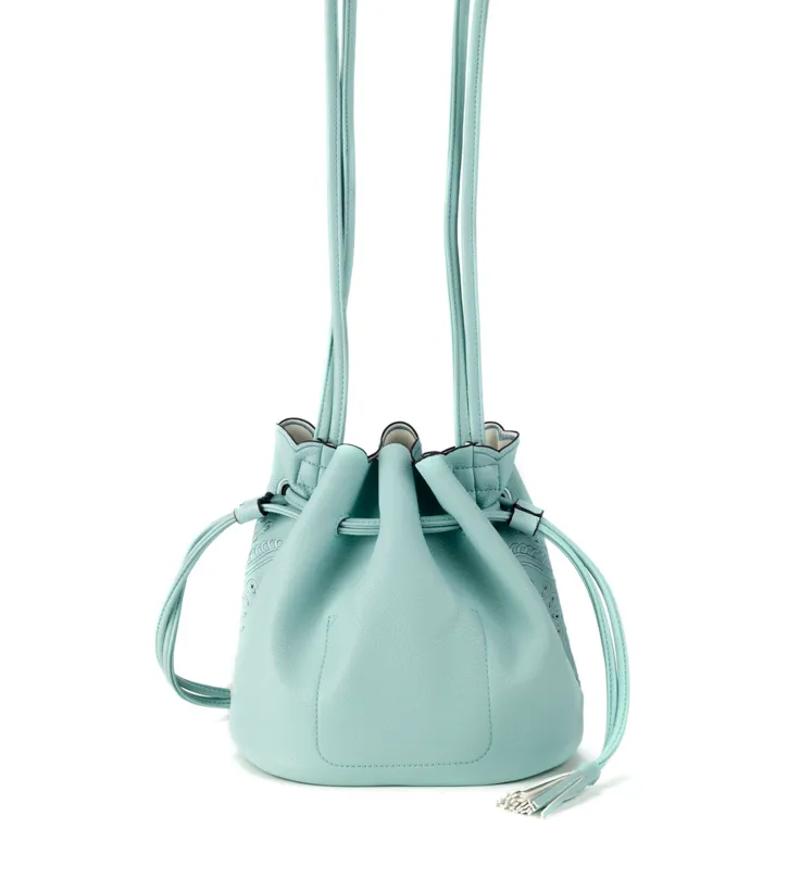 Bucket Crossbody Bag Turquoise