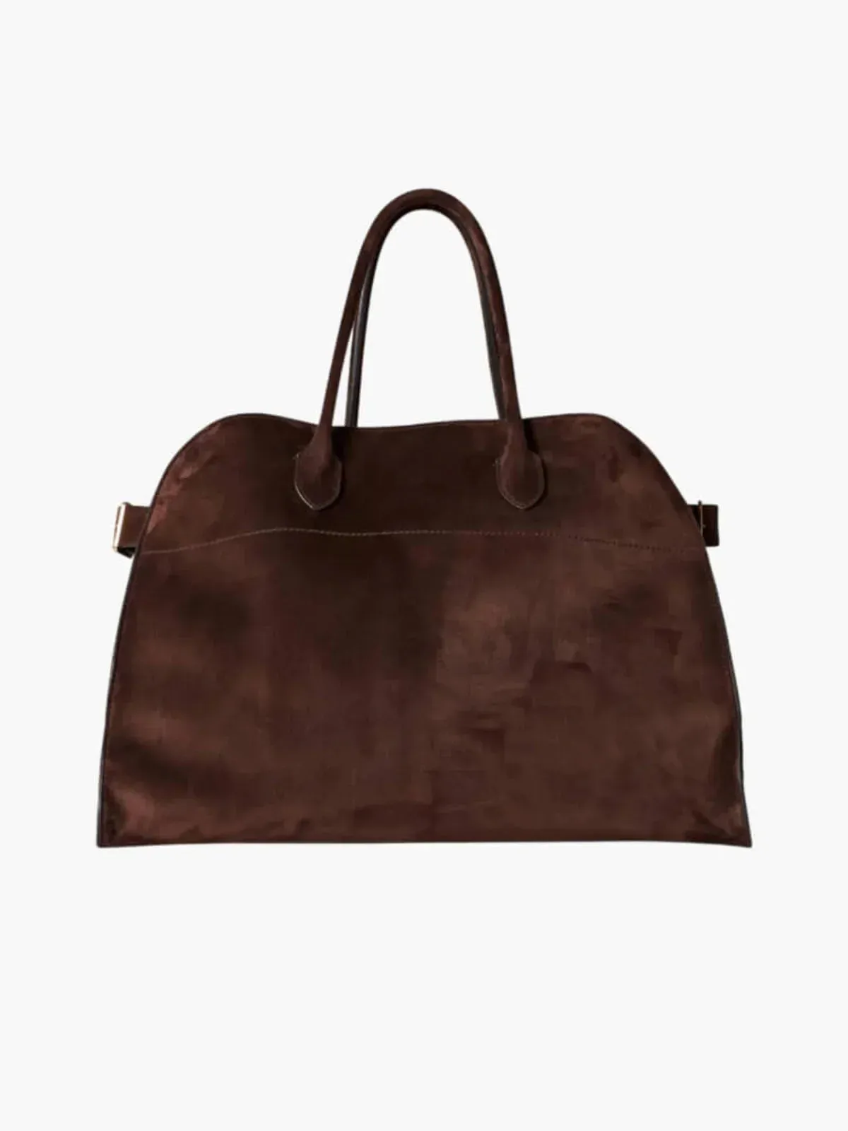 Bucket Type Cowhide Leather Hand Bag