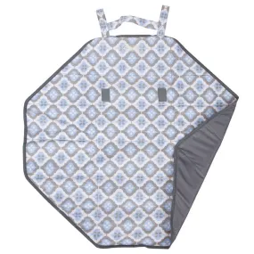 Bum & Tum Mini Mat in Sky Blue Montage