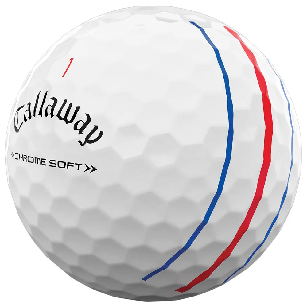 Callaway Chrome Soft Triple Track Golf Balls - White - 4 for 3 (48 Pack)