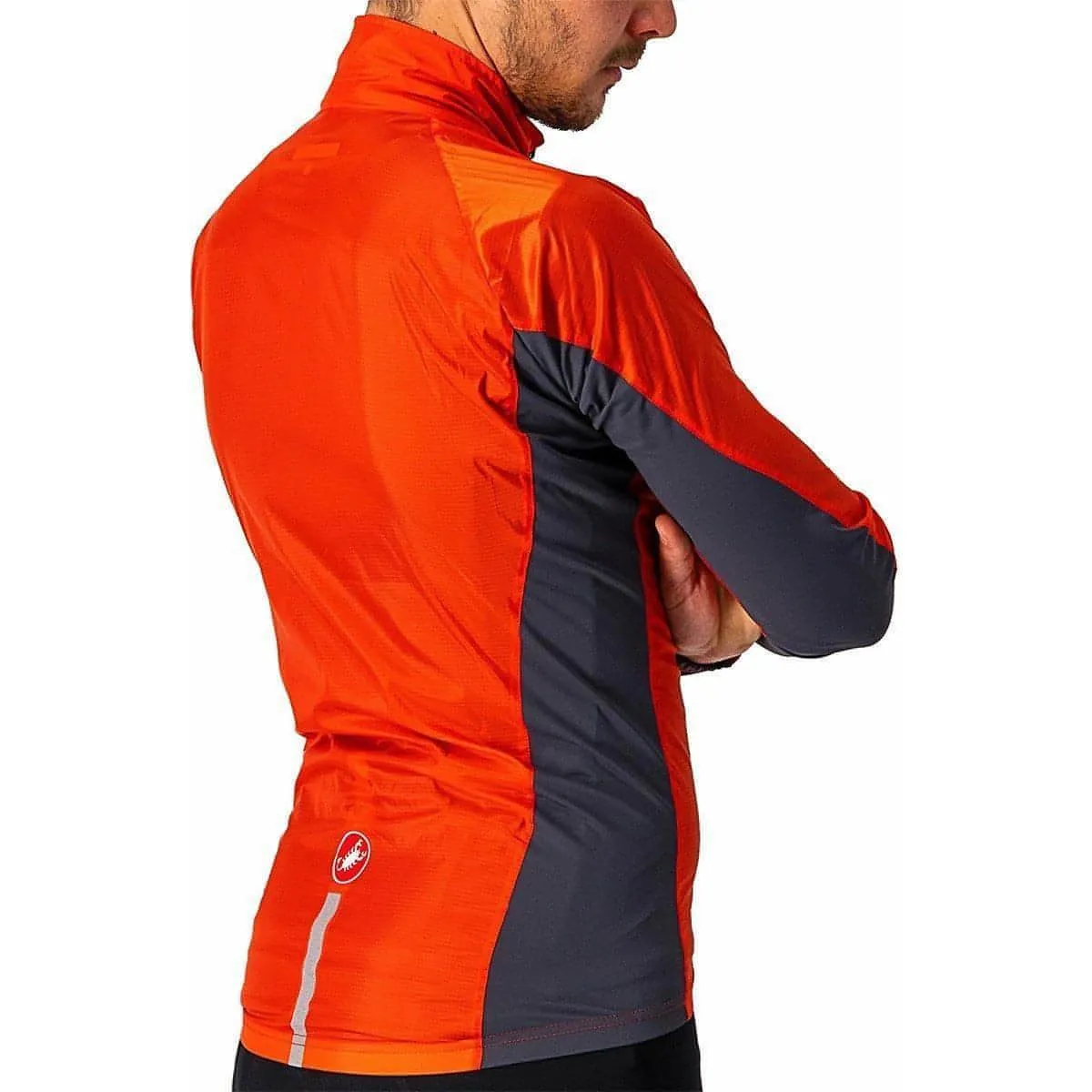 Castelli Squadra Stretch Mens Cycling Jacket - Red