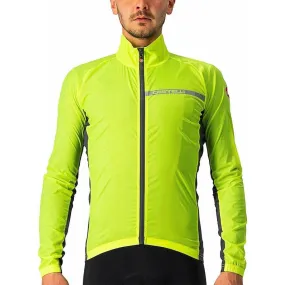 Castelli Squadra Stretch Mens Cycling Jacket - Yellow