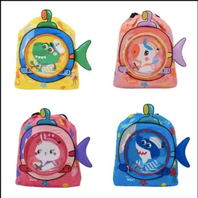 Children's swimming bag portable storage bag cute cartoon Waterproof Backpack