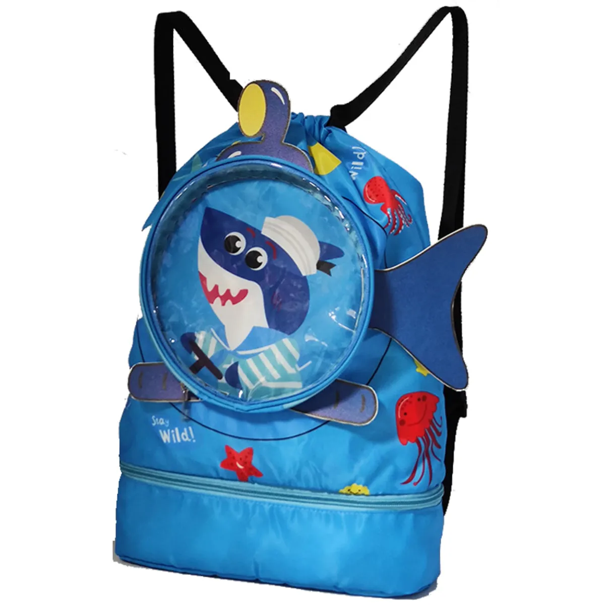 Children's swimming bag portable storage bag cute cartoon Waterproof Backpack