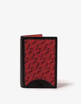 Christian Louboutin Sifnos CL Logo Black Card Wallet -