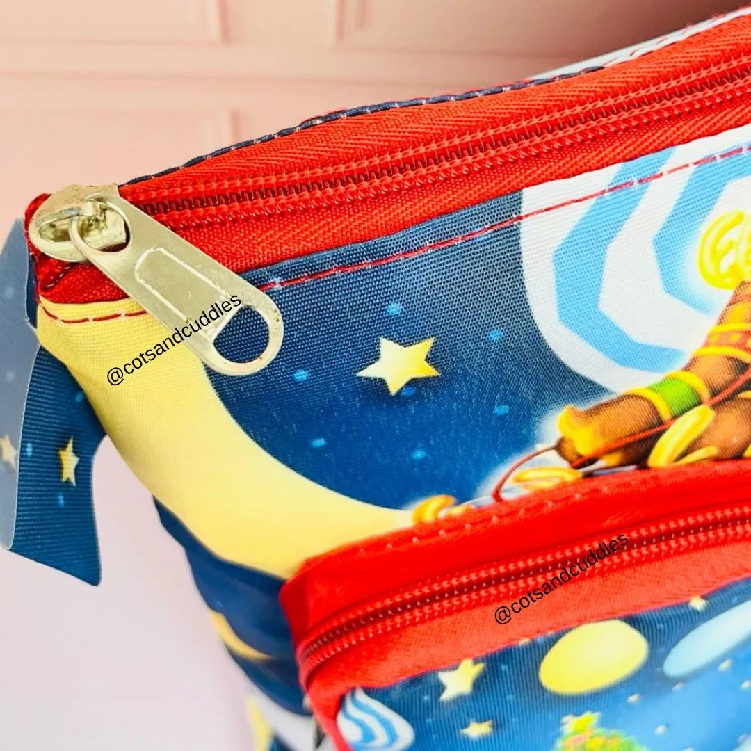 Christmas Theme Rectangle Shaped Laptop Bag for Kids