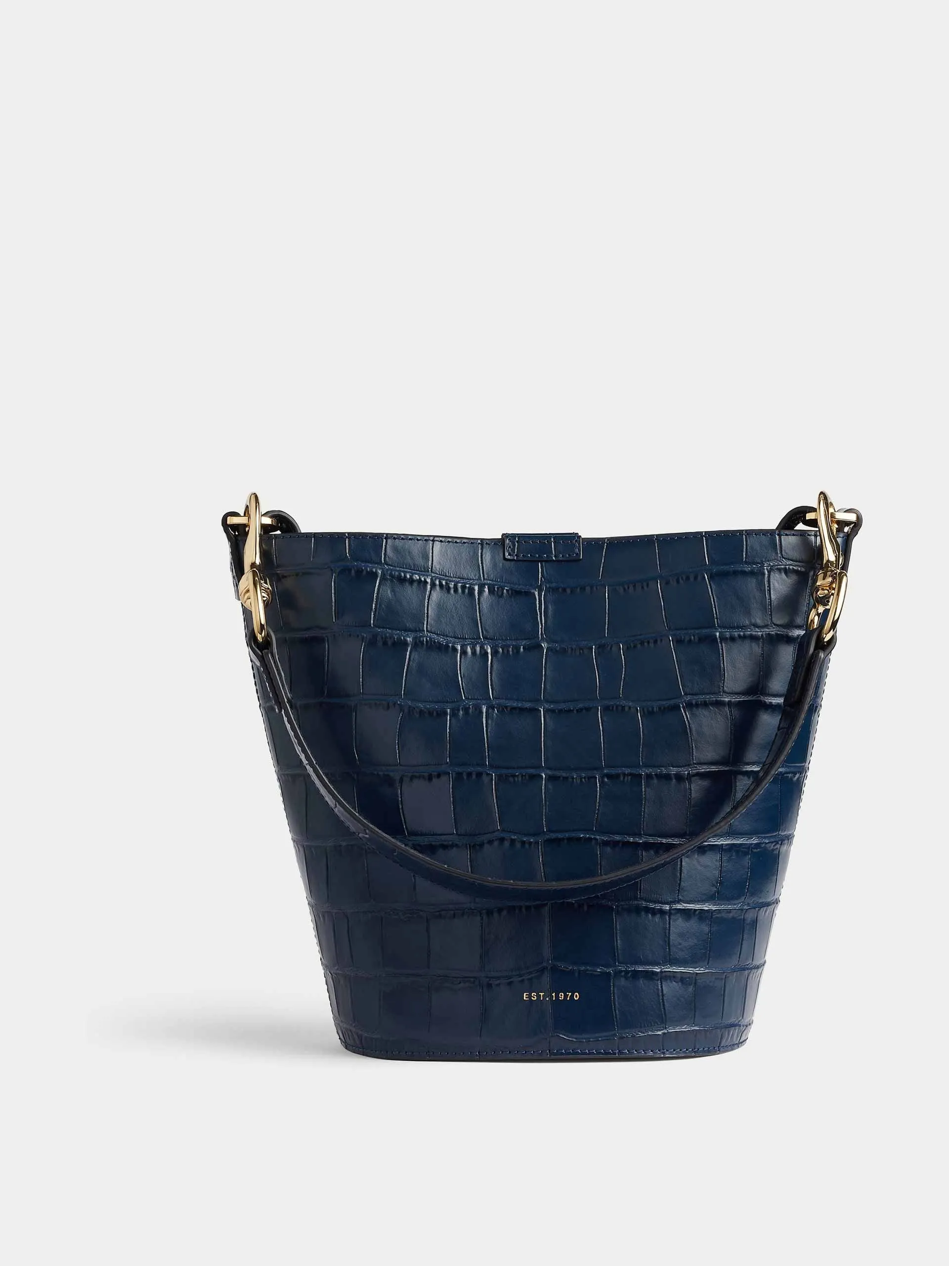 Croc leather bag