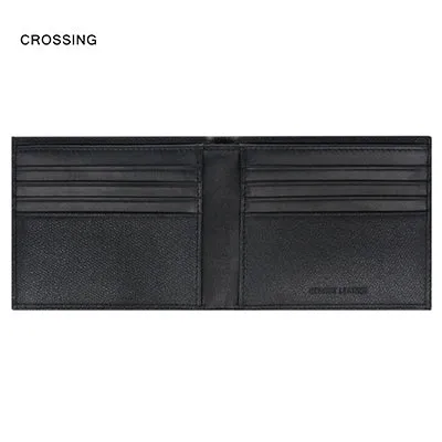 Crossing Elite Bi-fold Leather Wallet [16 Card Slots] RFID