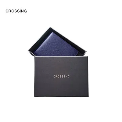 Crossing Elite Slim Leather Wallet With Coin Pocket [5 Card Slots] RFID