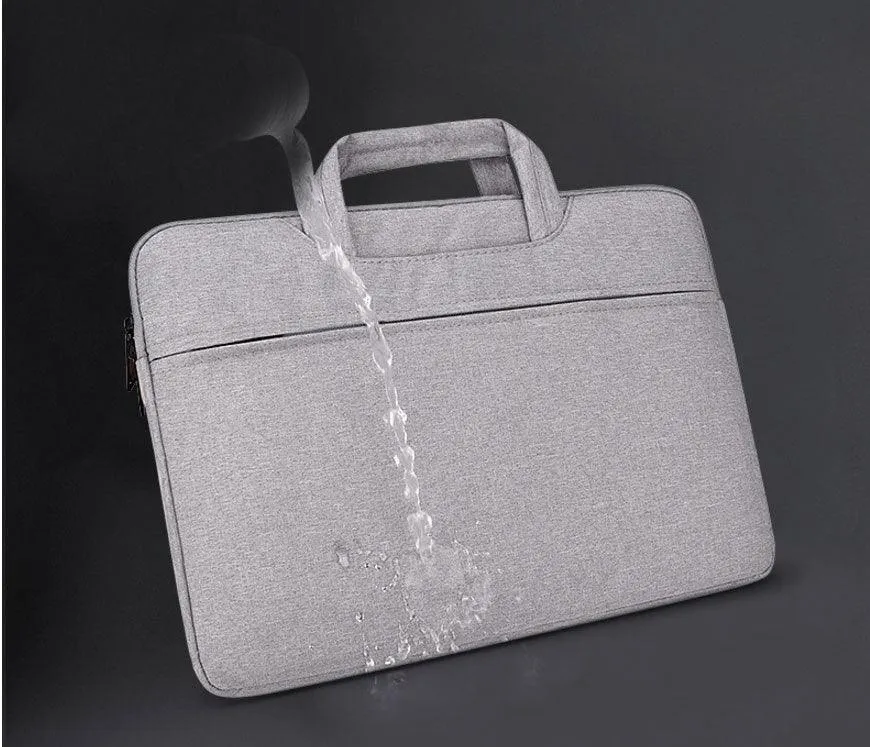 Custom Logo Waterproof Business Computer Laptop Bag Sleeve-Black